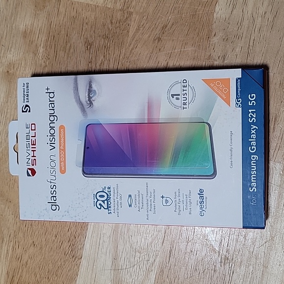 ZAGG Invisible Shield screen protector for Galacy S21 5G - Picture 1 of 10